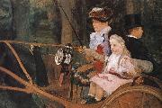 Mary Cassatt The woman and the child are driving the carriage china oil painting reproduction